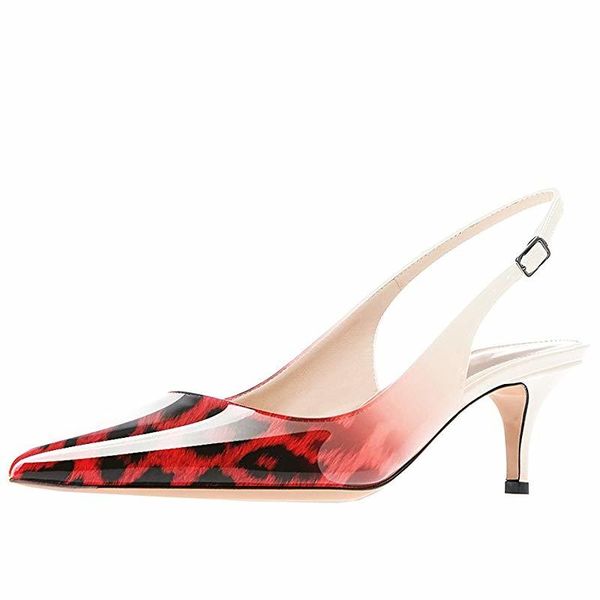 

2021 the new womens slings ankle braces mid-heel sandals toe stiletto shoes for 6.5cm ekkg, Black