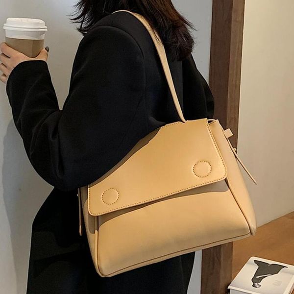 

elegant female large tote armpit bag 2020 fashion new quality pu leather women's designer handbag high capacity shoulder bags
