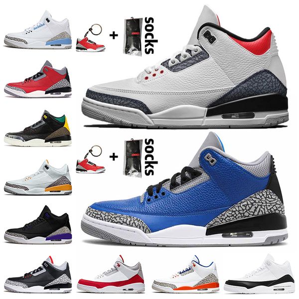 

2020 new se dnm fire red varsity royal mens sneakers jumpman 3 3s basketball shoes unc 3 laser orange fragment seoul trainers sneakers, White;red