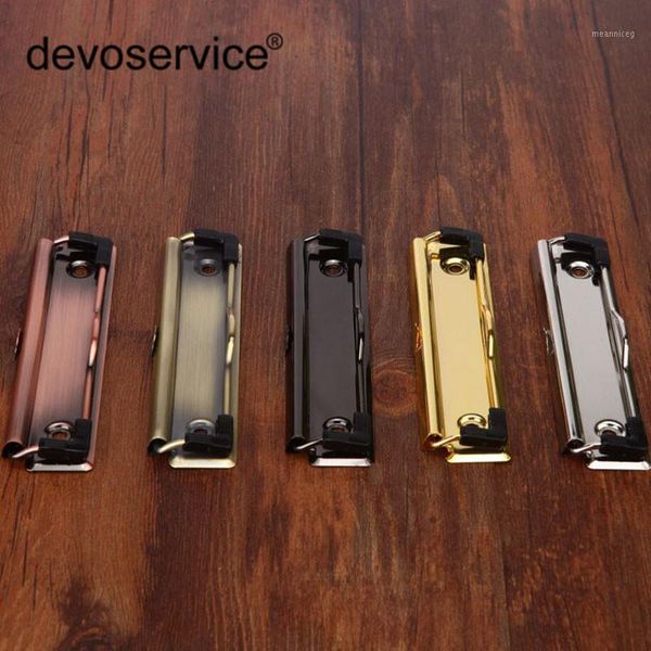 

3pcs new hardware board folder menu clips metal binder elastic clips writing board clip student stationery office supplies prize1