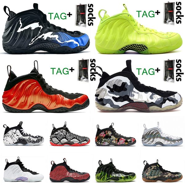 

with socks foam one penny hardaway mens basketball shoes one all-star black metallic gold alternate designers men trainers sports sneakers