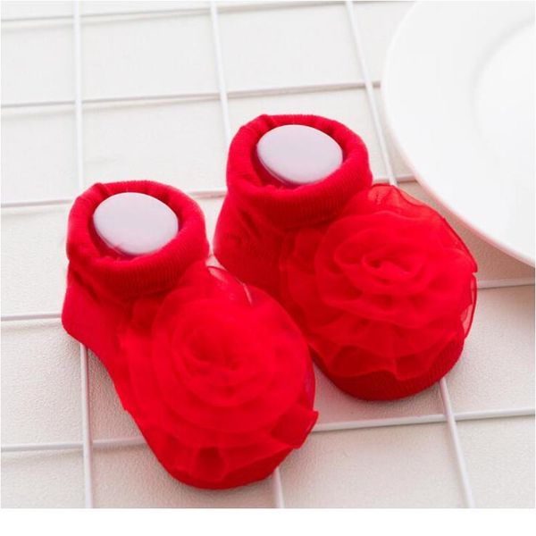 

new cute fashion children's lace flower socks lace girls socks qylwff, Pink;yellow