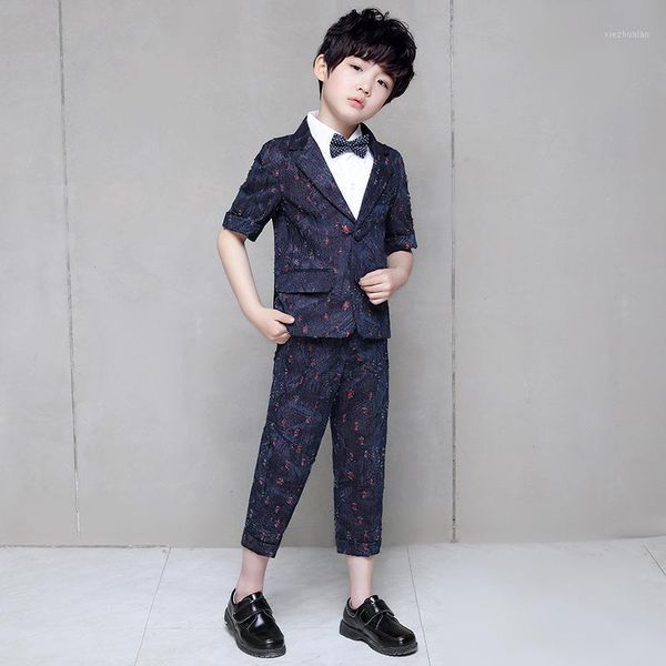 

suits boys formal children costume for boy wedding suit kids blazer summer child tuxedo kids1, Black