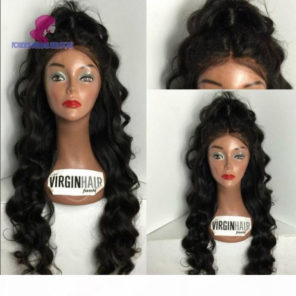 

4 styles human hair lace wig 8-26 inch brazilian virgin remy human hair wig straight deep curly body wave loose wave wigs for black woman, Black;brown