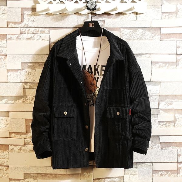 

2021 new autumn spring male jacket middle-aged outerwear coats oversize 4xl 5xl 6yz4, Black;brown