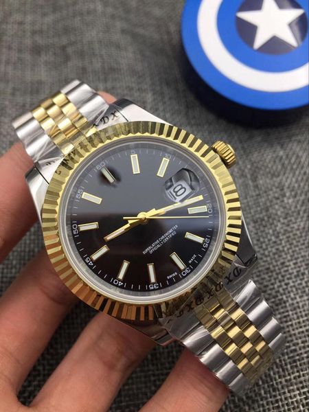 

sports waterproof classic fashion wristwatches 41mm sapphire mirror mechanical watches movement automatic steel watches men's 2020 stai, Slivery;brown