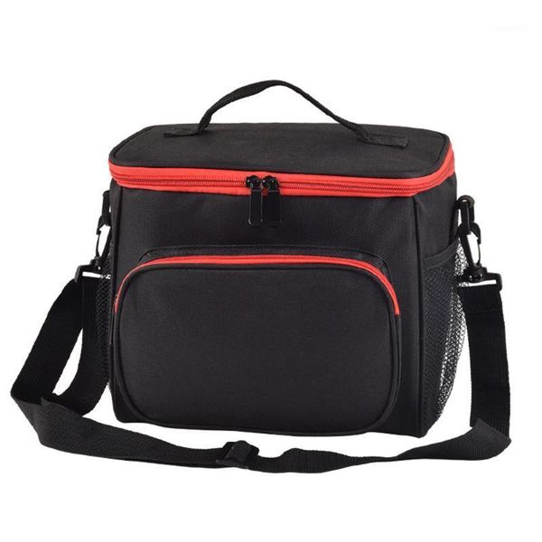 

lunch bag leakproof reusable insulated durable cooler lunch bag office picnic beach box with adjustable shoulder strap1
