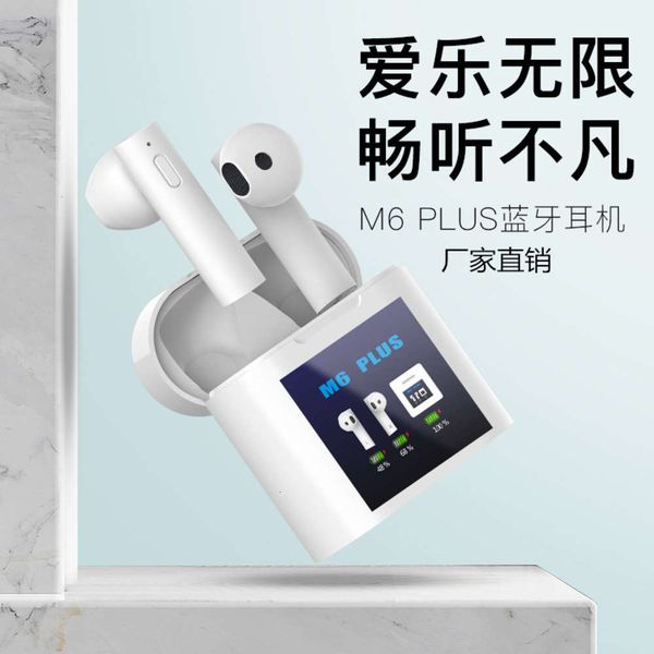 

new body measurement function m6plus digital wirels bluetooth 5.0 sports intelligent thermometric headset
