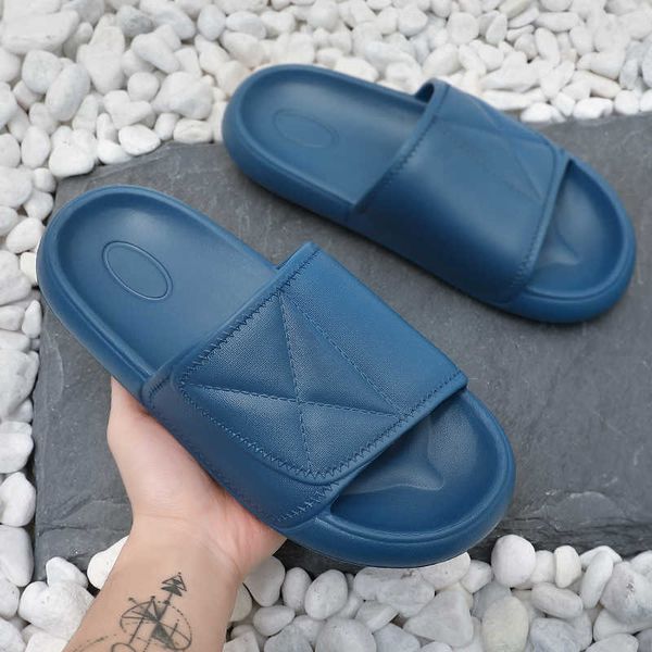 

elling summer new slippers men women indoor eva cool soft bottom sandals trend eva slides light beach shoes bath home big size designer clas, Black