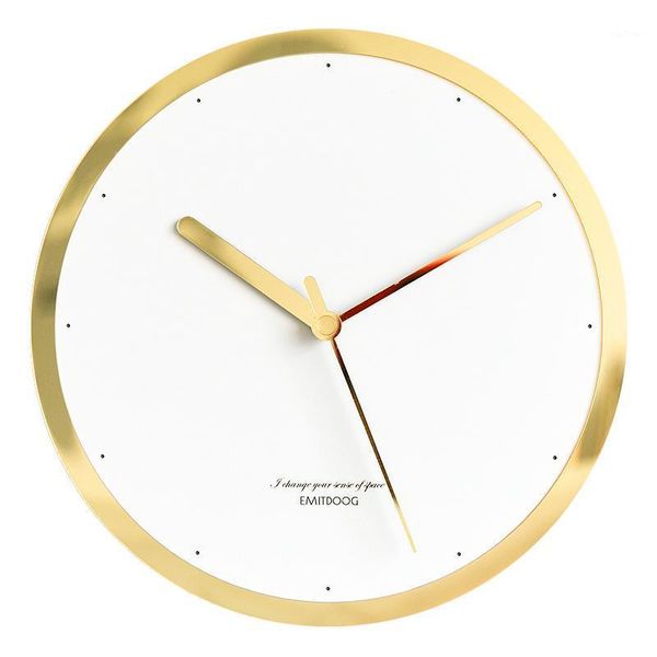 

creative gold wall clock modern design simple round luxury wall clock silent nordic kitchen reloj mural watches bw50wc1