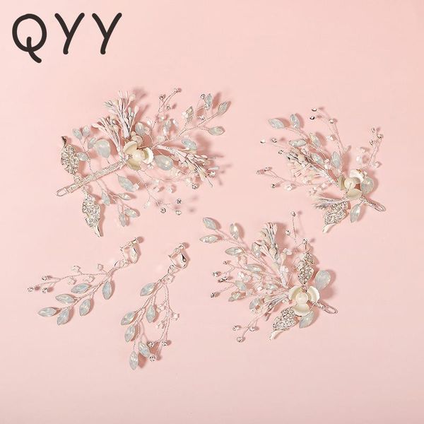 

ободки для волос свадебные наборы подарков qyy женщины люкс цвет серебро аксессуары серьги невесты пром ювелирные изделия ручной работы голо, Black;brown