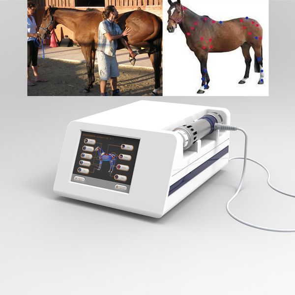 Prezzo di fabbrica 200 Mj dispositivo clinico per il trattamento degli animali macchina per terapia ad onde d'urto veterinaria / onda d'urto per cavalli e animali