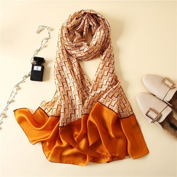 

d76h 42.5&quotwd020 100pure silk 12mm satin printed big square scarf wrap kerchief 108cm women039;s, Black;white