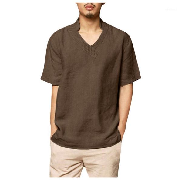 

men's casual shirts feitong summer men's shirt camiseta cool and thin breathable collar hanging dyed gradient cotton male ropa hom, White;black