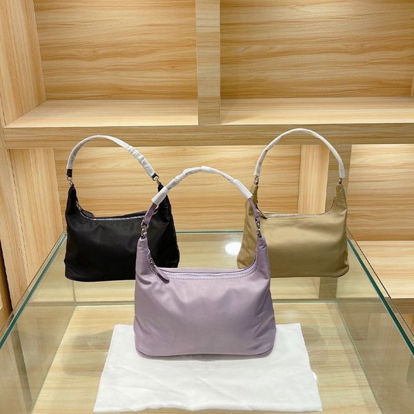 Дизайнер сумки с высокой модой новые сумки для плеча роскошная чистого цвета сумочка черная фиолетовая хаки