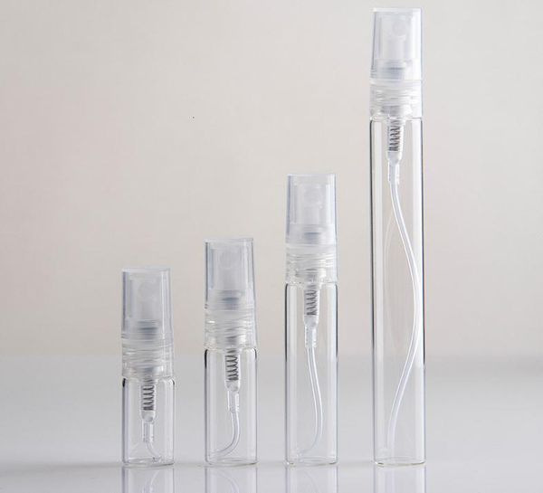 

2cc oil 2ml mini essential refillable atomizer perfume sample empty pump spray glass bottle sn1479