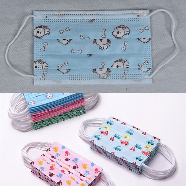 

child boys disposable kids cartoon respirator girls non-woven mouth mask anti pollution bro9q7 3y1e