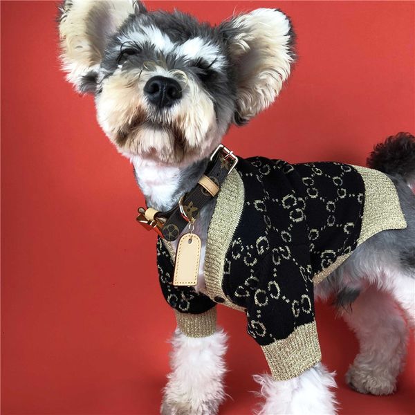

dog sweater fashion golden pet casual outfit costume fashion cardigan sweater knit jacket for schnauzer bulldog puppy clothes t191213