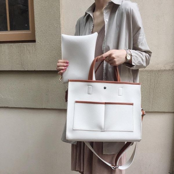 

bag for women mother-in-law bag hit color big large-capacity handbag shoulder slung handbag