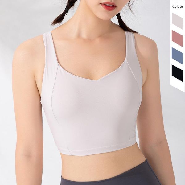 

gym clothing women yoga sport bra underwear quick dry workout jogging push up shockproof running crop with removable pads, White;black
