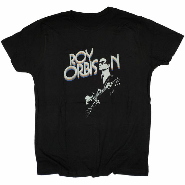 

roy orbison t shirt official guitar logo 60's pop travelling wilburys cotton new funny tee shirt sport hooded sweatshirt hoodie