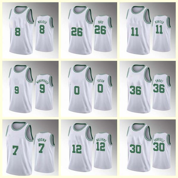 

men boston celtics jayson tatum kemba walker jersey any player pressing custom basketball jesrsey, Black;red