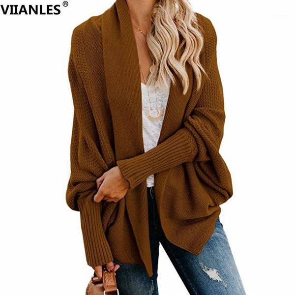 

viianles outerwear knitwear cardigan women solid plus size feminino vintage black cardigan long sleeve large size coat1, White