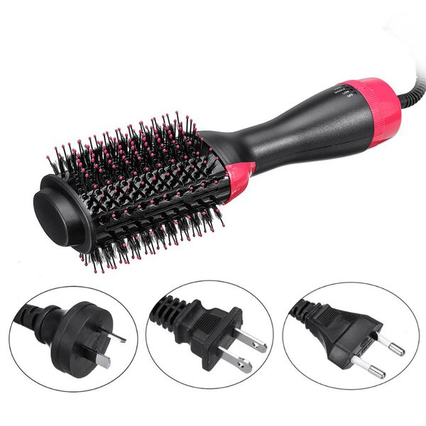 

3 in 1 hair dryer brush one step air brush volumizer blow straightener curler professional curling iron hair styler comb
