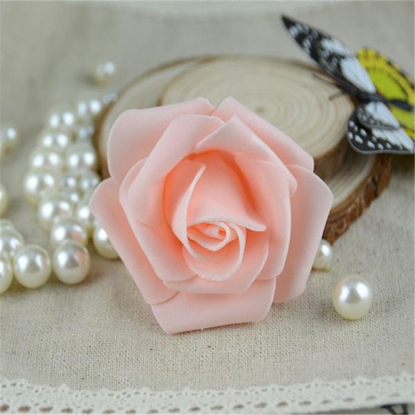 

глава 10шт лот handmade искусственный пенополиэтилен розы цветок свадьба главная украшение автомобиля diy венок поцелуй бал поддельные цветы