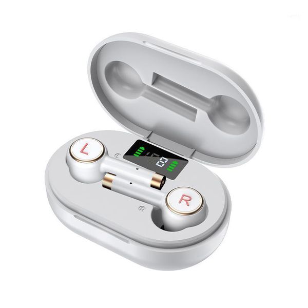 

wireless earphones in-ear bluetooth headset binaural sports earbuds support digital display monitor video game music1