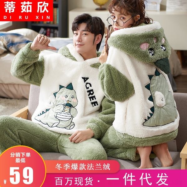 

zcjo vislivin pyjamas women silk silk turn-down sets full sleeve flower printed sleepwear 2 pieces robe homewear men pajamas collar couple p, Black;red