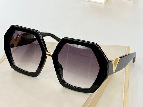 

new fashion design sunglasses 4066 hexagon plate frame popular simple and generous style uv400 outdoor glasses, White;black
