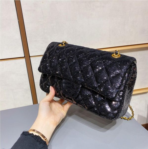 

2021 women tote bag purses shiny bags leather clutch fashion wallet bags 02