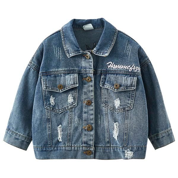 

jackets children's short fashion outerwear, Blue;gray