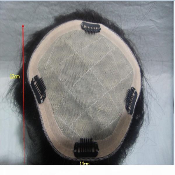 

14 cm * 12 cm full lace human hair wigs hair piece wigs brazilian virgin hair 100% simulation of the scalp silk high fashion wig kabell wigs, Black;brown