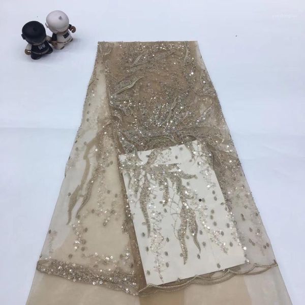 

ribbon african sequin lace fabric 2021 french nigeria tulle xx36931, Pink;blue