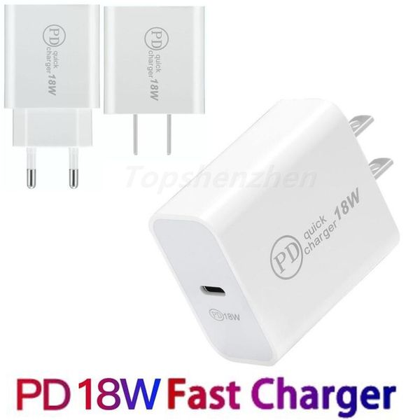 

18w usb c wall charger quick charger 3.0 usb type-c pd charger mini portable phone fast charging for iphone 15 14 13 12 11 pro max huawei xi