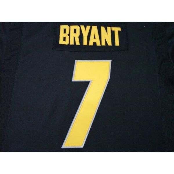 

rare cusotm 3740 missouri tigers #7 kelly bryant gold real full embroidery college jersey size s-4xl or custom any name or number jersey, Black