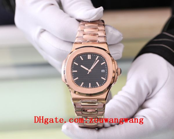 

2020 sea boss sport nautilus man watches aquanaut rose gold wristwatches pp mens watch d2066, Slivery;black