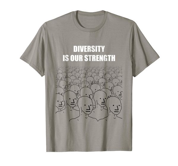 

new npc meme diversity is our strength hoodie designers t shirts sweatshirt
