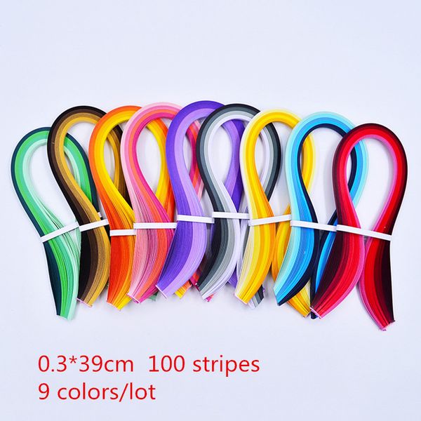 

wyse 900 stripe colorful gradient quilling paper 3mm/5mm*39cm scrapbook paper for diy decoration card make craft supplies 1019