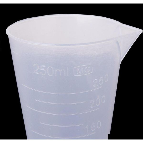 

fs 250 ml transparent plastic cone measuring cups qyltcc toys2010