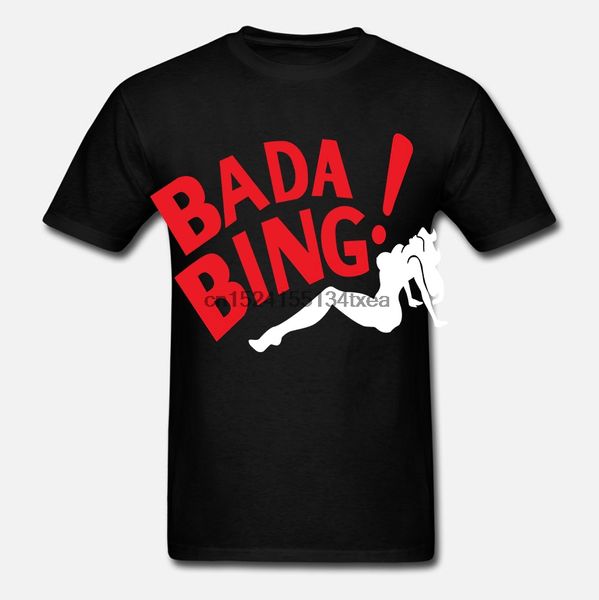 

sport funny t shirts the sopranos bada bing black short sleeve t-shirt