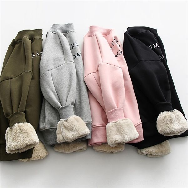

ouyt1 brand long sleeve coat sweatercashmere sweatercashmere sweater women 2020 korean dvsnv autumn winter fashion women's coat head lo, Black