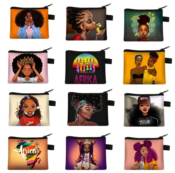 

afro girls girls scipper pougher coves comples держатель кредитной карты люксы дизайнеры сумки женщины держатель ключ карманные сцепления де, White