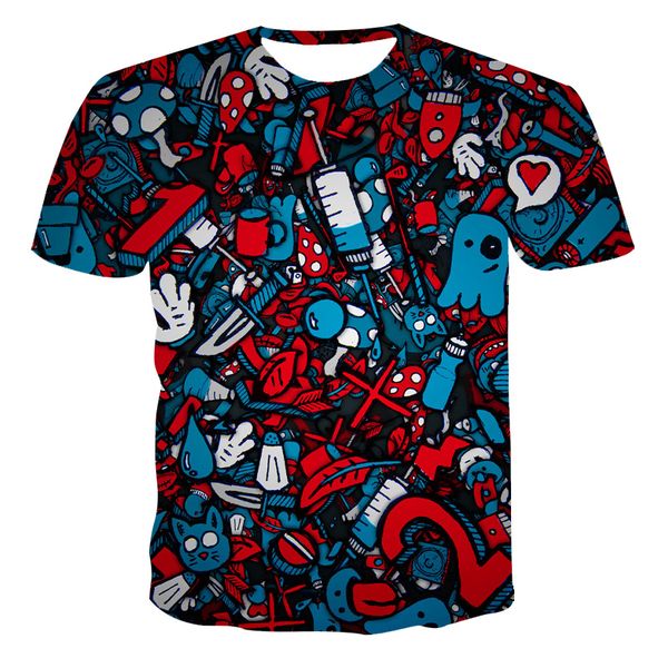 

plstar cosmos2020 year new mens 3d animal clothing 3d print shirts horror aesthetic humor men clothing