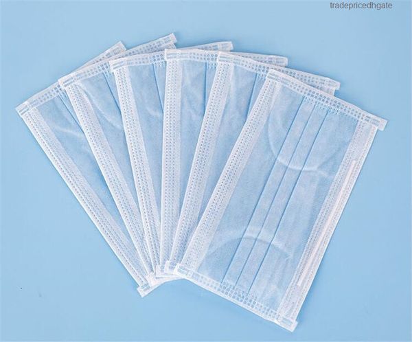 

anti 3 dust masks breathable layer earloop mouth blue face mask soft lining and earloops 2020#220