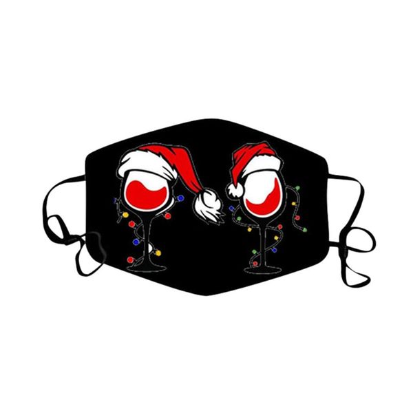 

1шт unisex маска многоразового рождество мультфильм funny face mouth крышки регулируемая пыле туманной дымке mascarilla маска для лица облож