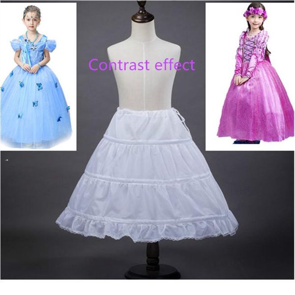 

new a-line 3 hoops children kid dress bridal petticoat crinoline underskirt wedding accessories for flower gi wmthyx