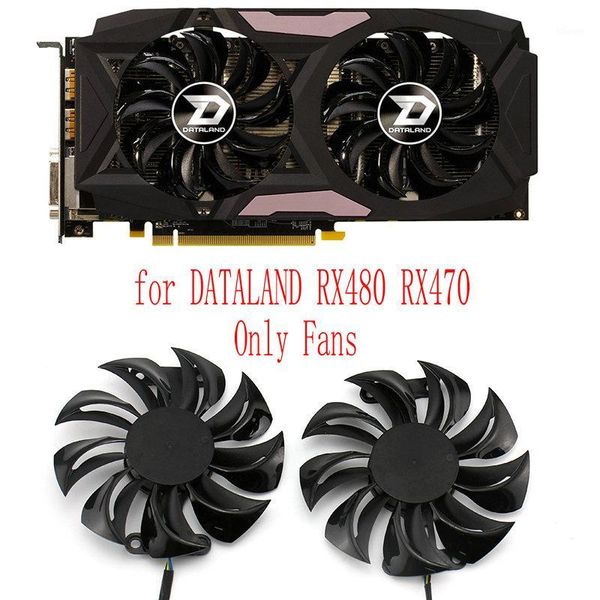 

original for dataland rx480 rx470 580 470d graphics card cooling fan ga92b2u1